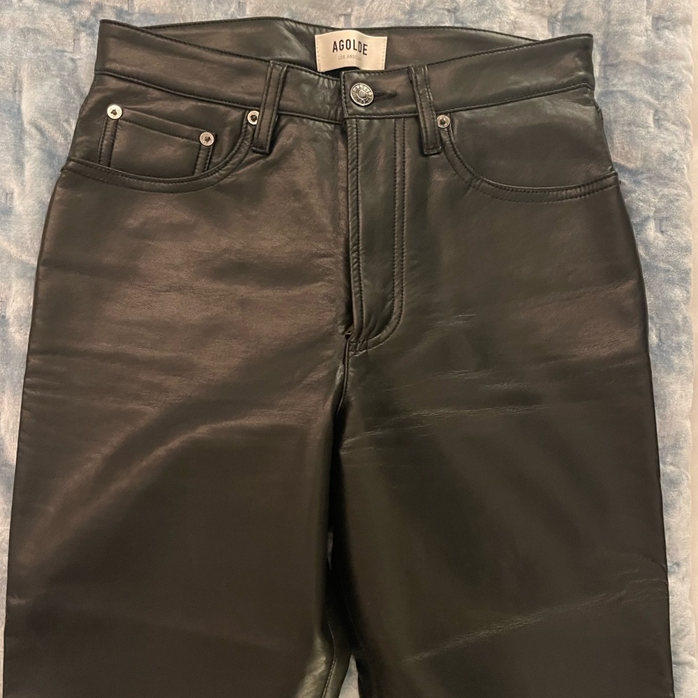 Agolde Leather pants!